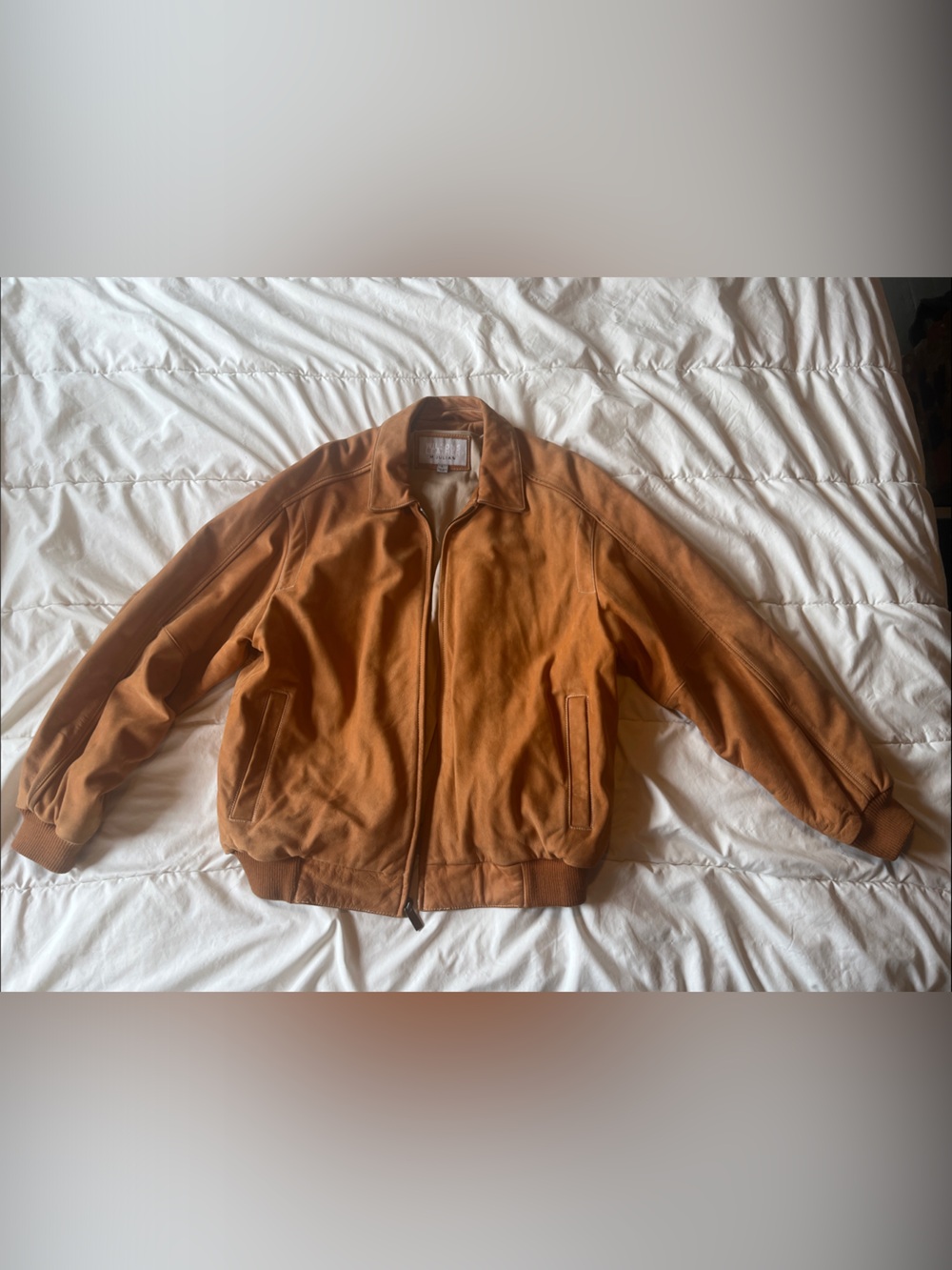 Wilsons Leather Men's Suede Bomber Jacket